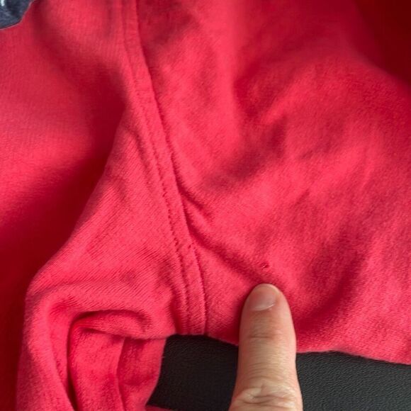 Simply Southern Anchor Print Zip Neck Sweatshirt L - Picture 7 of 9